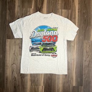 The 59th Annual Daytona 500 2017 Nascar Mens Graphic T-Shirt Fanatics Size Large